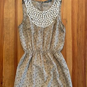 Crochet Top Mini Dress